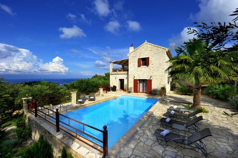 Property building, Living room, Swimming pool