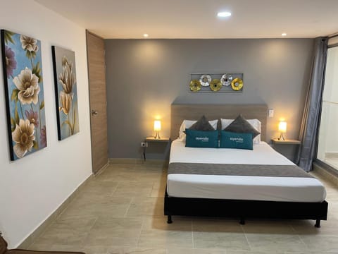 Patio, Bed, Photo of the whole room, Bedroom