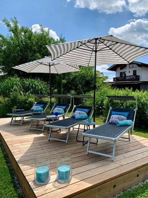 Garden, Garden, Balcony/Terrace, Garden view, sunbed