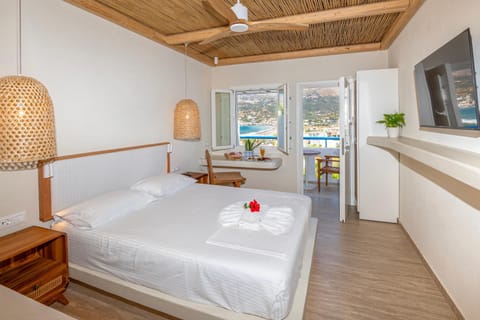 Bed, TV and multimedia, Photo of the whole room, Bedroom