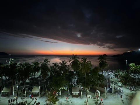 Natural landscape, View (from property/room), Beach, Sea view, Sunset
