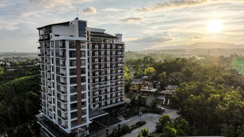 Property building, Mountain view, Sunset