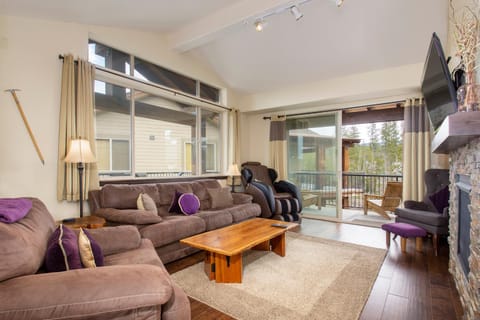 Day, TV and multimedia, Balcony/Terrace, Living room, fireplace, furniture