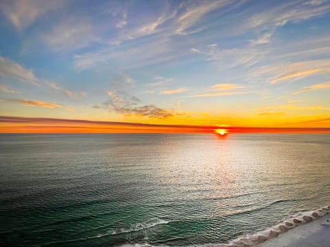 Natural landscape, Beach, Sea view, Sunset
