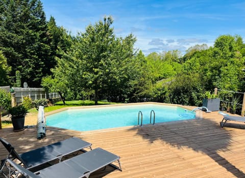 Garden, Pool view, Swimming pool, sunbed