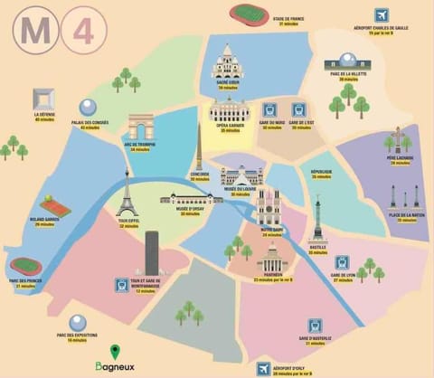 Studio Neuf, Meublé avec climatisation et parking payants Apartment in Île-de-France