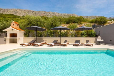 Pool view, sunbed