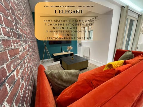 L'Elégant T2 - Calme et Spacieux Apartment in Lens