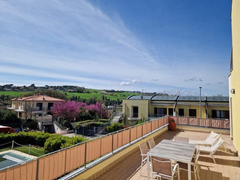 View (from property/room), Balcony/Terrace, Swimming pool