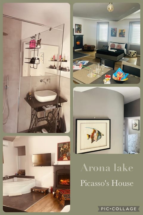 Arona Picasso's House Modern Art Apartment in Arona