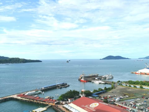 Nearby landmark, Day, Natural landscape, City view, Mountain view, Sea view