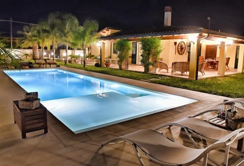 Property building, Night, Other, Pool view, sunbed