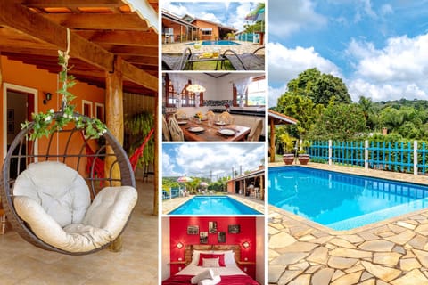 Patio, Day, Natural landscape, Living room, Seating area, Pool view, Swimming pool, sunbed