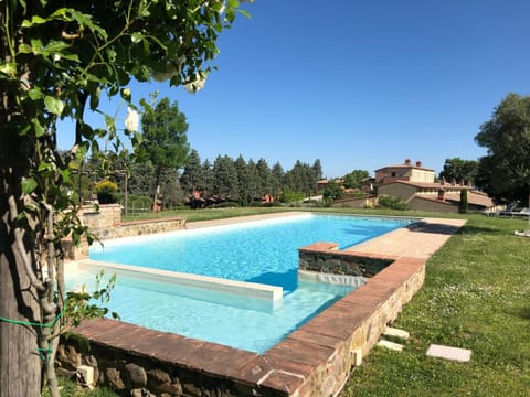 Property building, Living room, Swimming pool