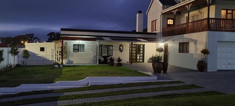 Property building, Night, Garden view
