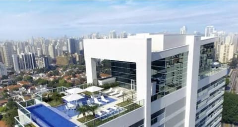 Property building, Day, Bird's eye view, Solarium, City view, Swimming pool