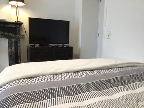 Black and white Apartment in Wallonia, Belgium