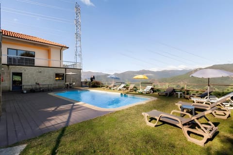 Property building, Living room, Swimming pool