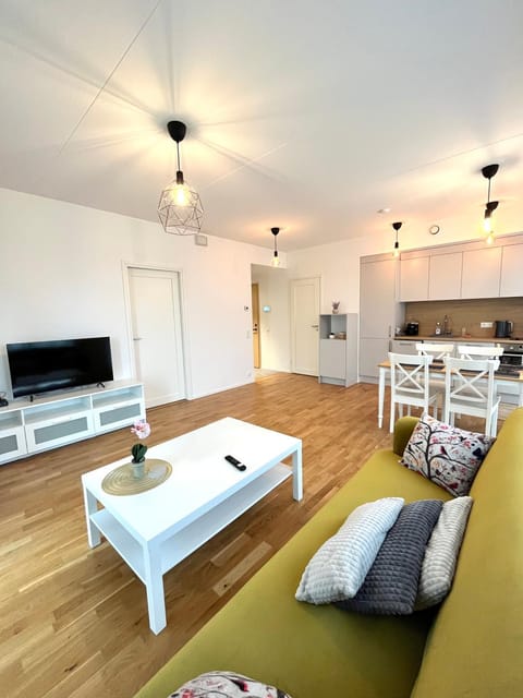 Kitchen or kitchenette, Living room, Dining area