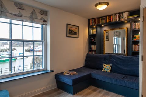 Library, Seating area, Sea view