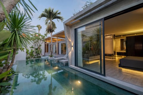 Patio, Natural landscape, Pool view, Swimming pool