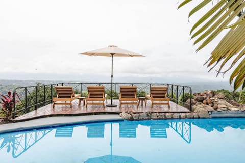 Day, View (from property/room), Balcony/Terrace, Pool view, Sea view, Swimming pool