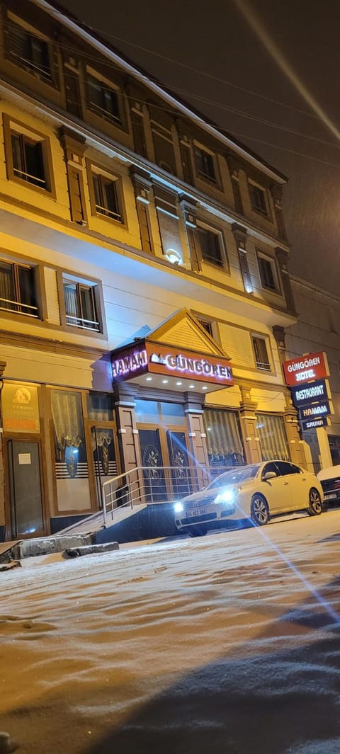 Property building, Night, Location, Parking