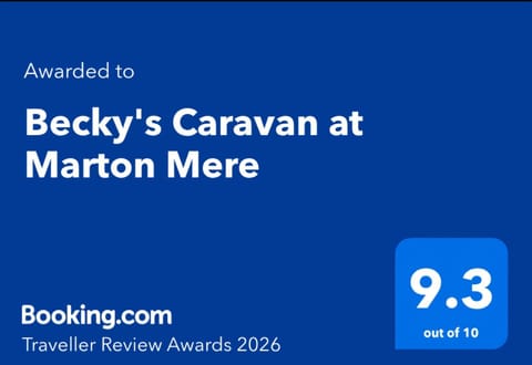 Becky's Caravan at Marton Mere Campground/ 
RV Resort in Blackpool