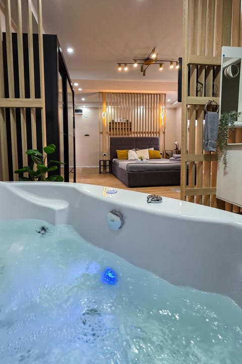 Bed, View (from property/room), Photo of the whole room, Bath