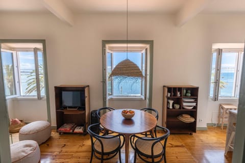 Living room, Seating area, Dining area, Sea view