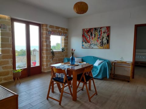 Living room, Dining area, Garden view, Sea view