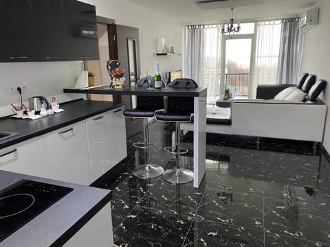 Balcony/Terrace, Balcony/Terrace, Kitchen or kitchenette, Living room, Seating area, Dining area, minibar, oven, pet friendly, stove, air conditioner, air conditioner