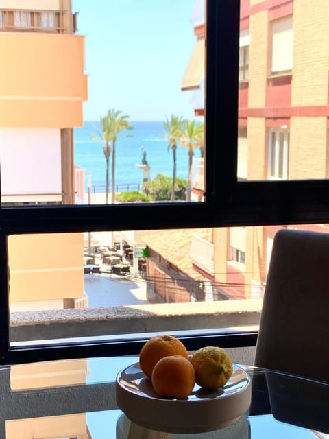 View (from property/room), Living room, Dining area, Sea view