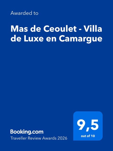 Mas de Ceoulet - Villa de Luxe en Camargue Villa in Arles
