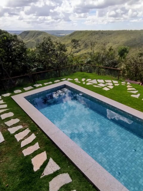 Natural landscape, Mountain view, Swimming pool