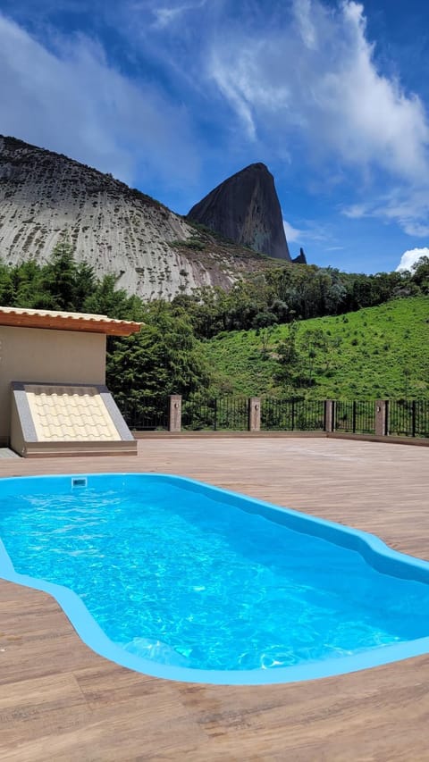 Natural landscape, Mountain view, Pool view