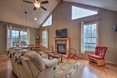 Sevierville Cabin with Lake Views and Wraparound Porch Cabin in Douglas Lake