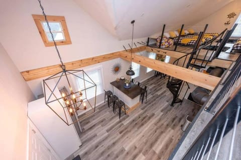 Family Beach Retreat w/Fun Loft Space, Firepit Apartment in Michigan City
