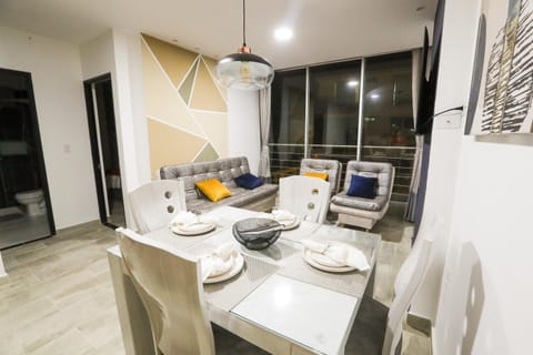 Living room, Seating area, Dining area
