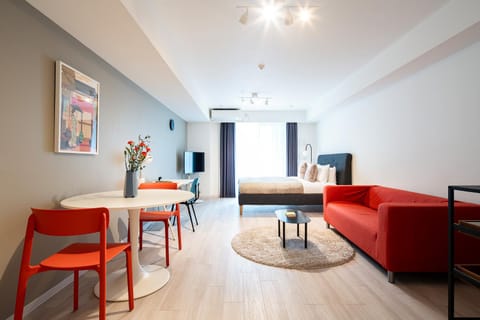 Living room, Bedroom