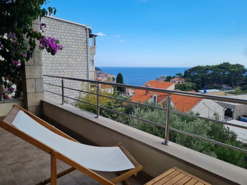Day, View (from property/room), Balcony/Terrace, Sea view, sunbed