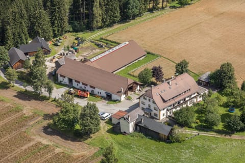 Property building, Spring, Natural landscape, Bird's eye view, Parking