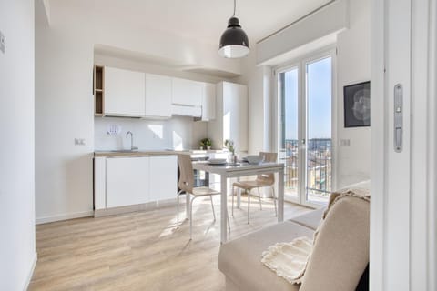 Kitchen or kitchenette, Living room, Dining area