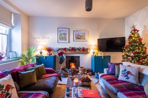 Communal lounge/ TV room, Winter, TV and multimedia, Living room, Seating area, Evening entertainment, fireplace, fireplace