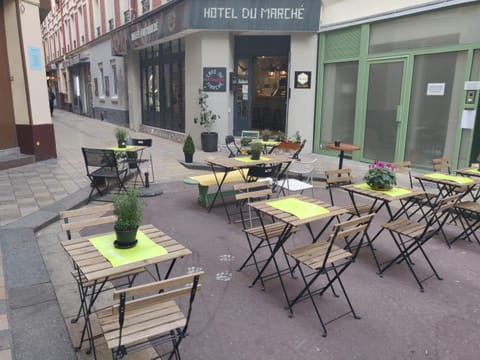 Patio, City view