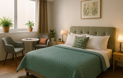 Bed, Photo of the whole room, Decorative detail, Decorative detail, Bedroom