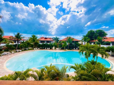 Pool view, sunbed