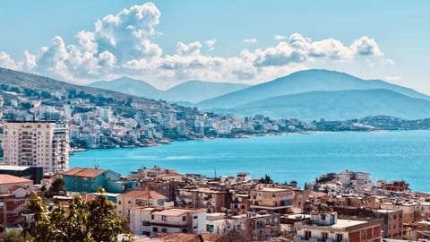 Nearby landmark, Day, Natural landscape, City view, Lake view, Mountain view, River view, Sea view