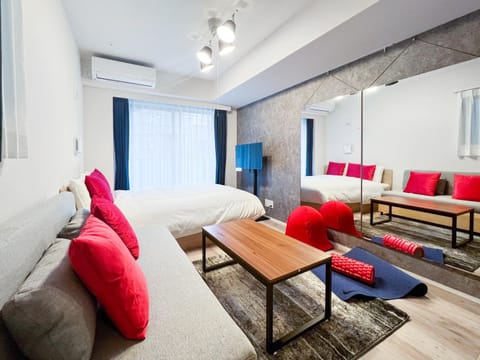 Living room, Seating area, air conditioner