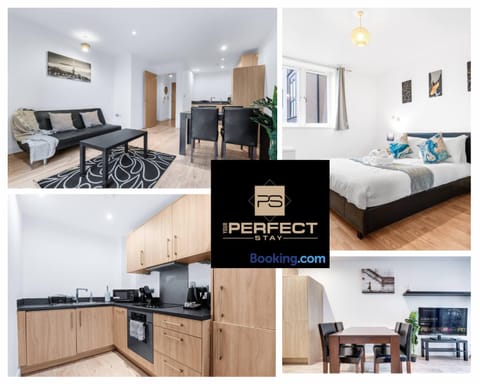 Property building, Bed, Kitchen or kitchenette, Living room, Seating area, Dining area, Bedroom